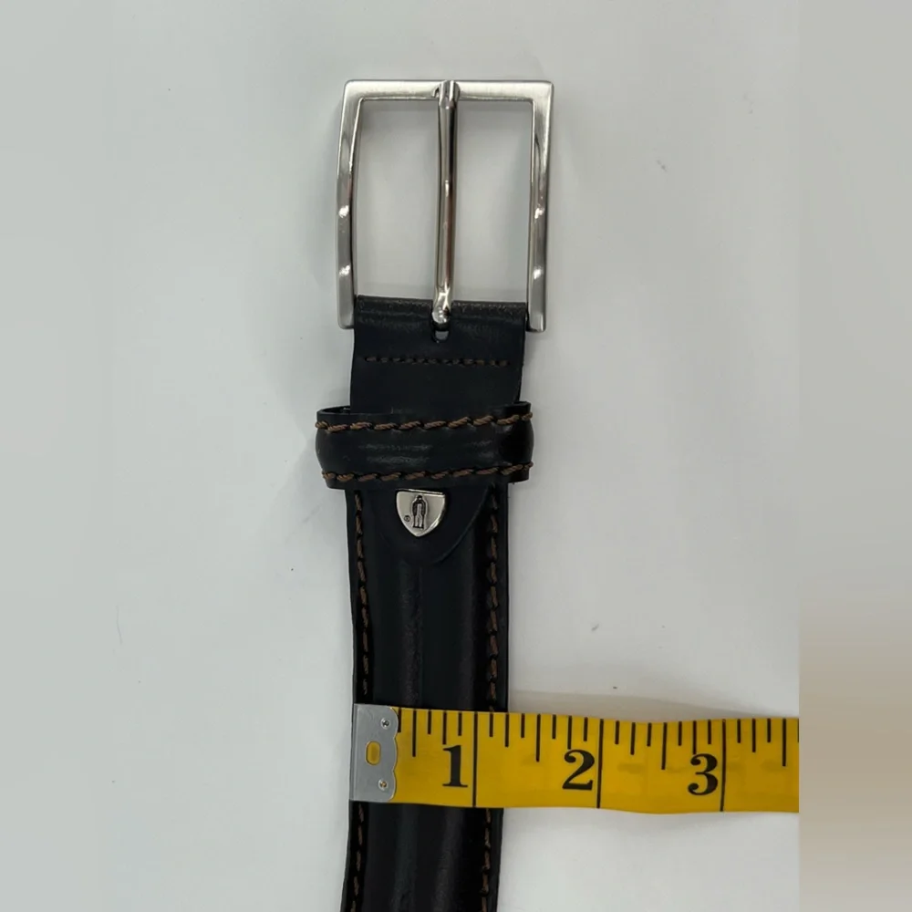 Vintage Vera‎ Pelle Dark Brown Leather Belt 40